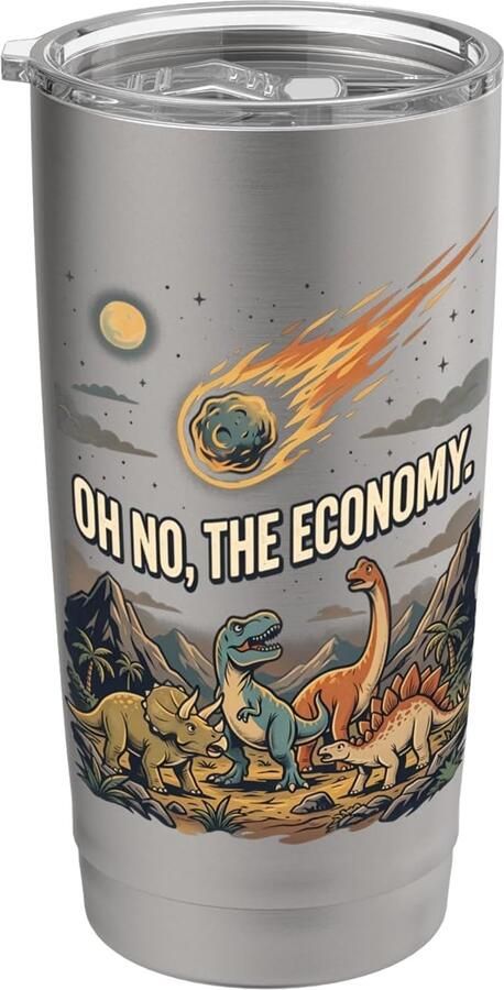 Thermosbeker met dinosaur ontwerp