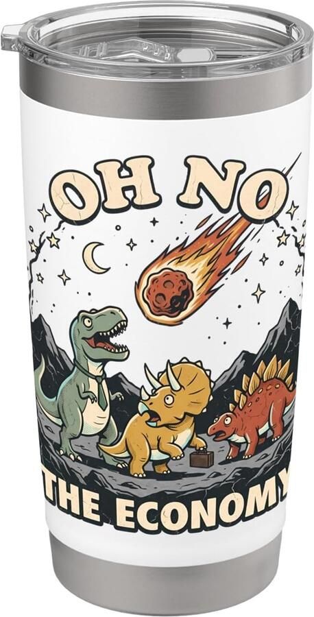 Thermosbeker met dinosaur ontwerp