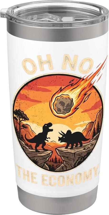Thermosbeker met dinosaur ontwerp
