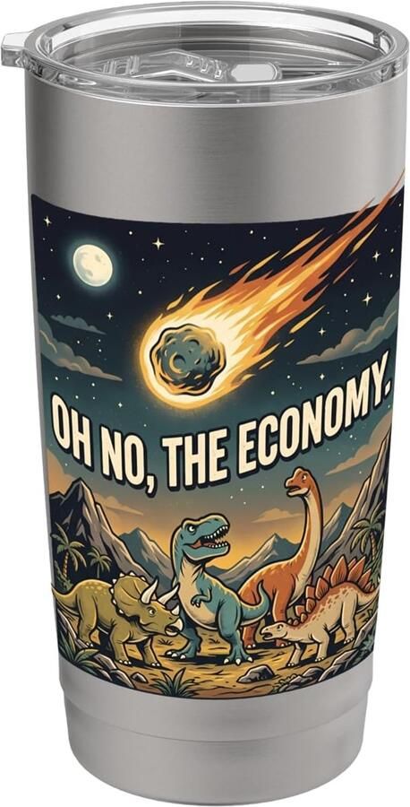 Thermosbeker met dinosaur ontwerp