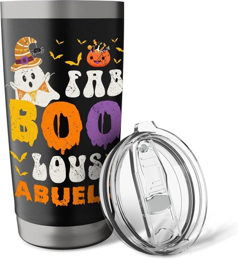 Thermosbeker met dubbele wand Halloween-spook