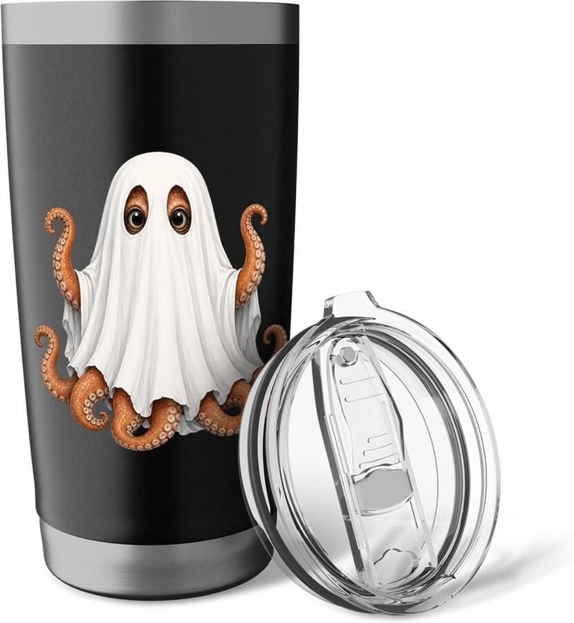 Thermosbeker met dubbele wand voor Halloween