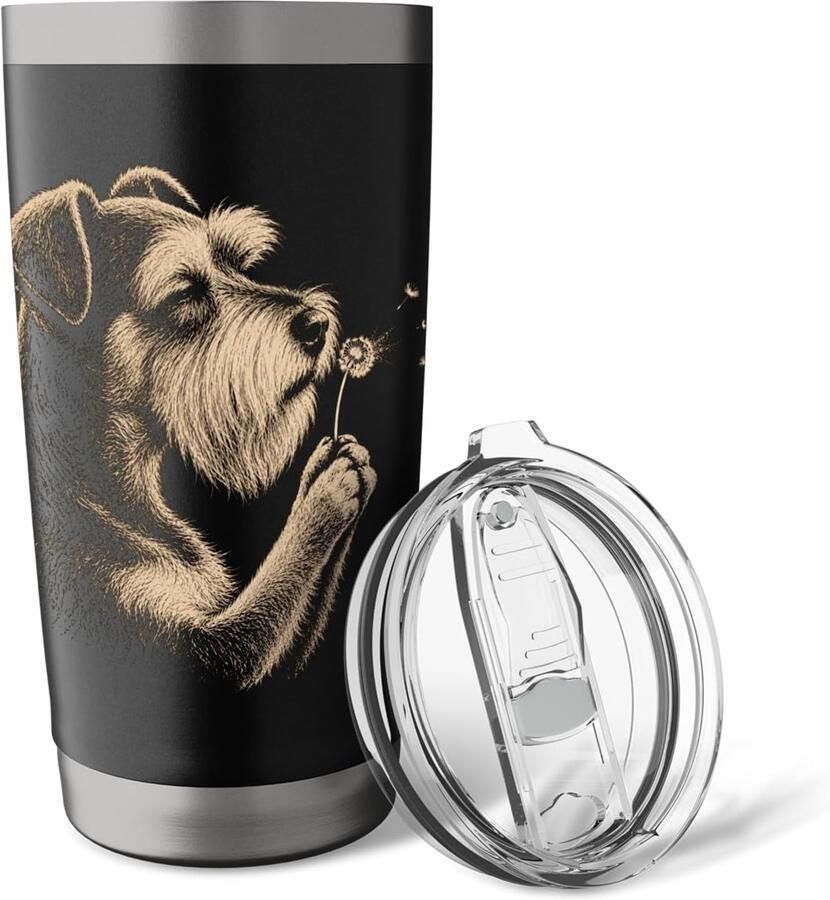 Thermosbeker met dubbele wand voor hond