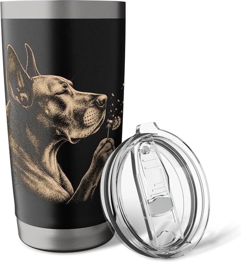 Thermosbeker met dubbele wand voor honden