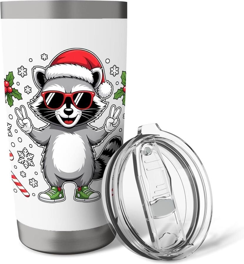 Thermosbeker met dubbele wand voor kerst