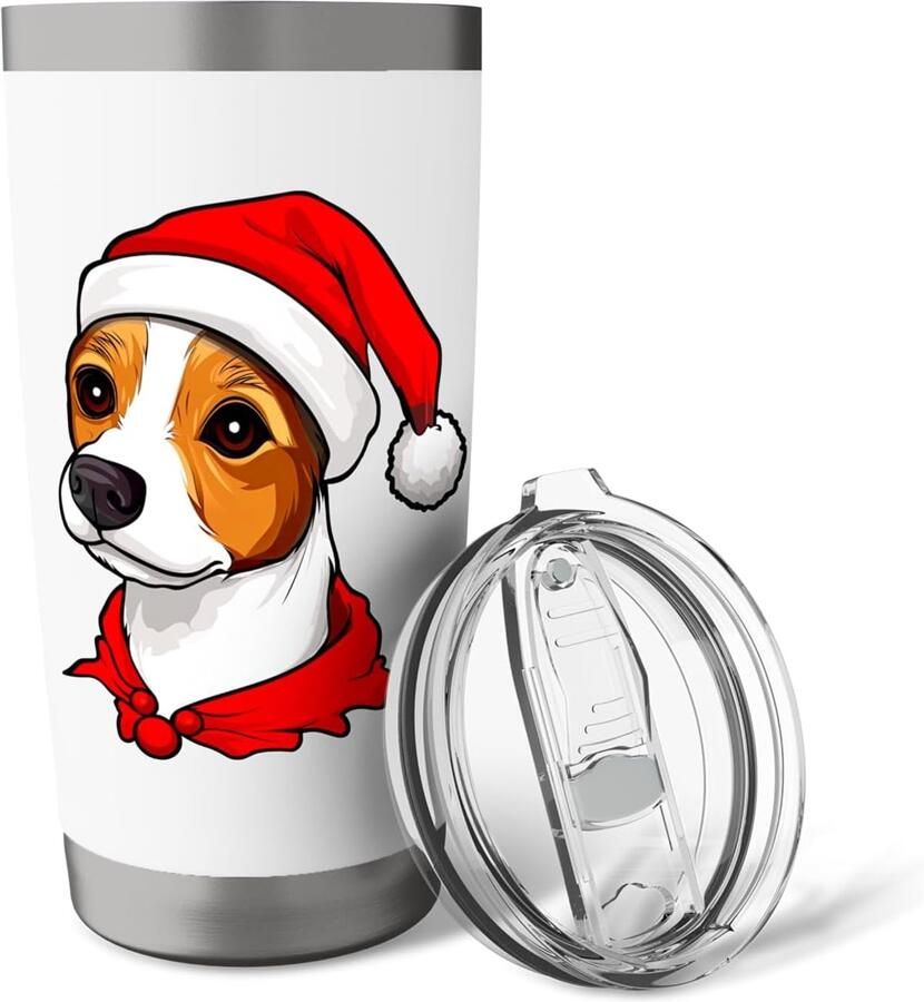 Thermosbeker met dubbele wand voor kerst
