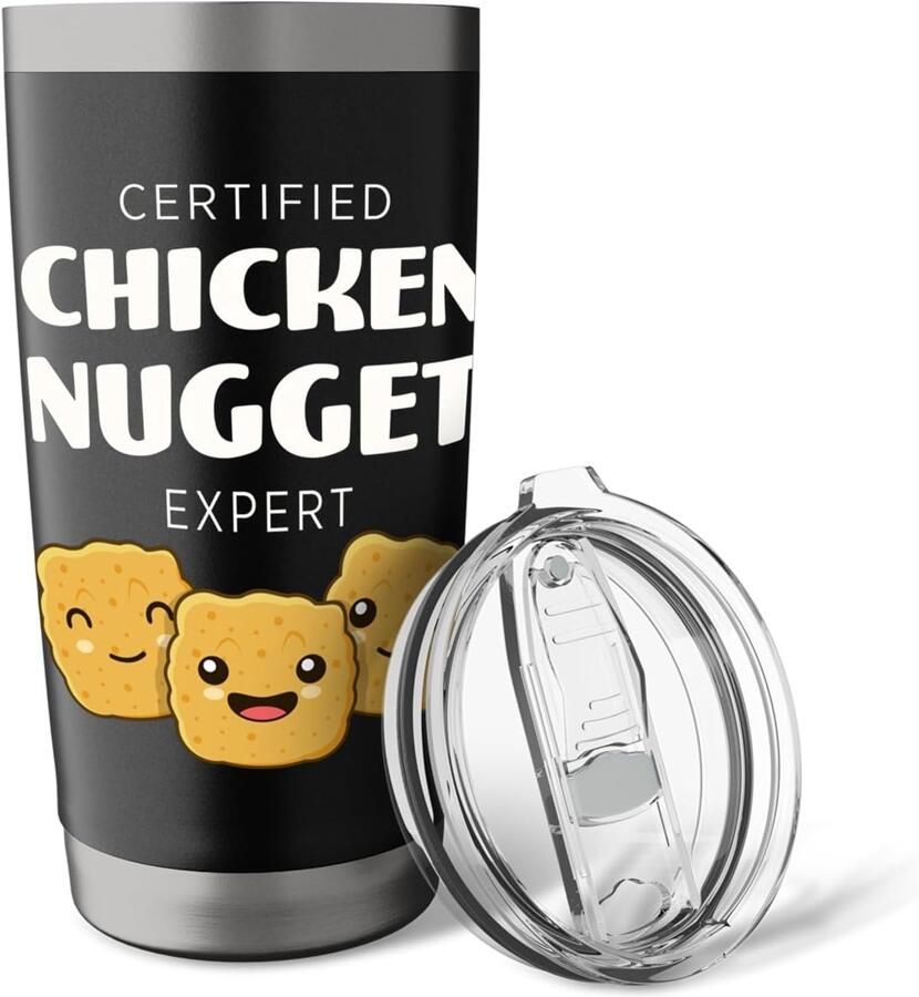 Thermosbeker met dubbele wand voor kipnuggets