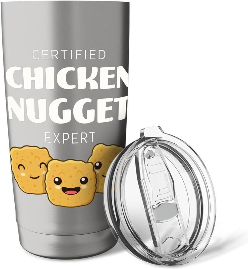 Thermosbeker met dubbele wand voor kipnuggets