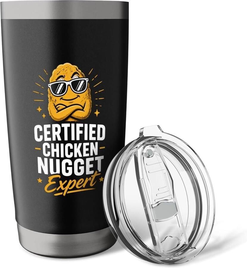 Thermosbeker met dubbele wand voor kipnuggets