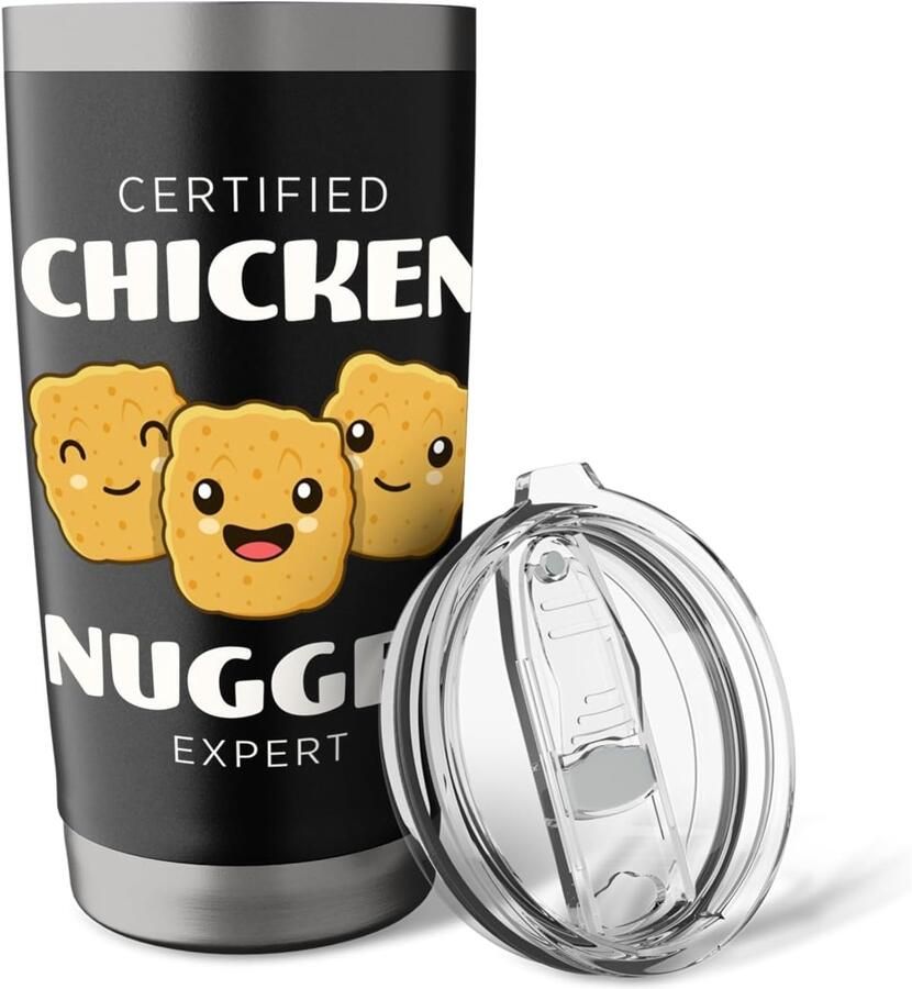 Thermosbeker met dubbele wand voor kipnuggets