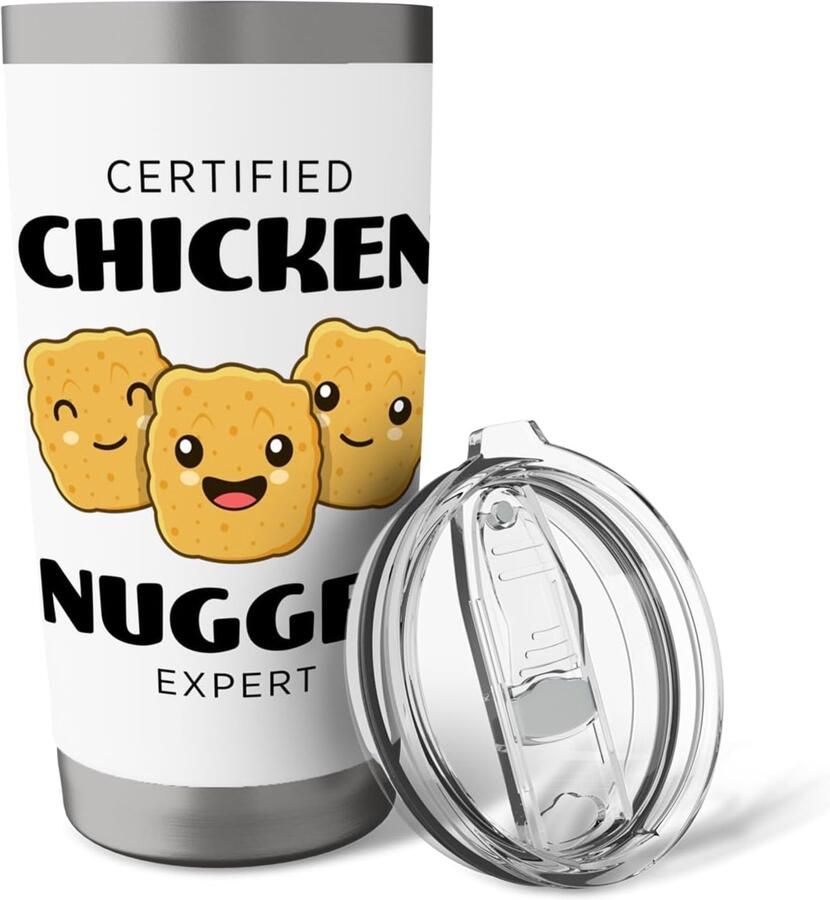 Thermosbeker met dubbele wand voor kipnuggets
