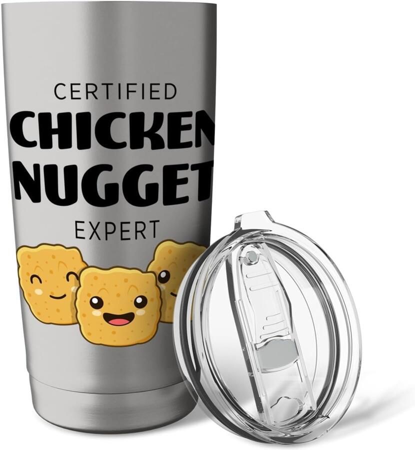 Thermosbeker met dubbele wand voor kipnuggets