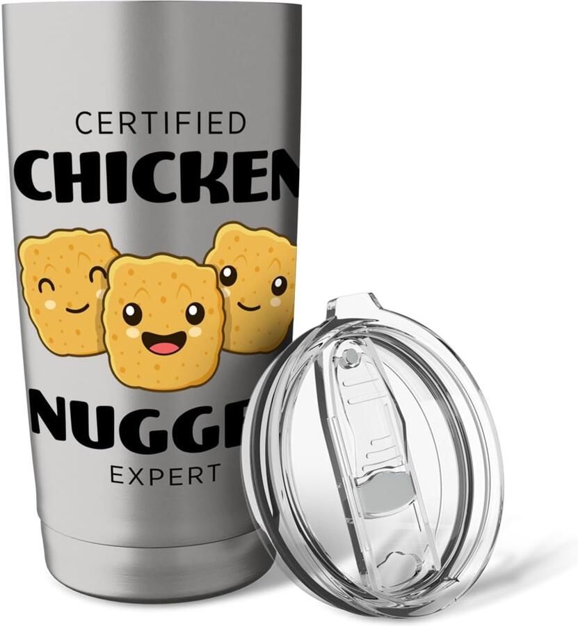 Thermosbeker met dubbele wand voor kipnuggets