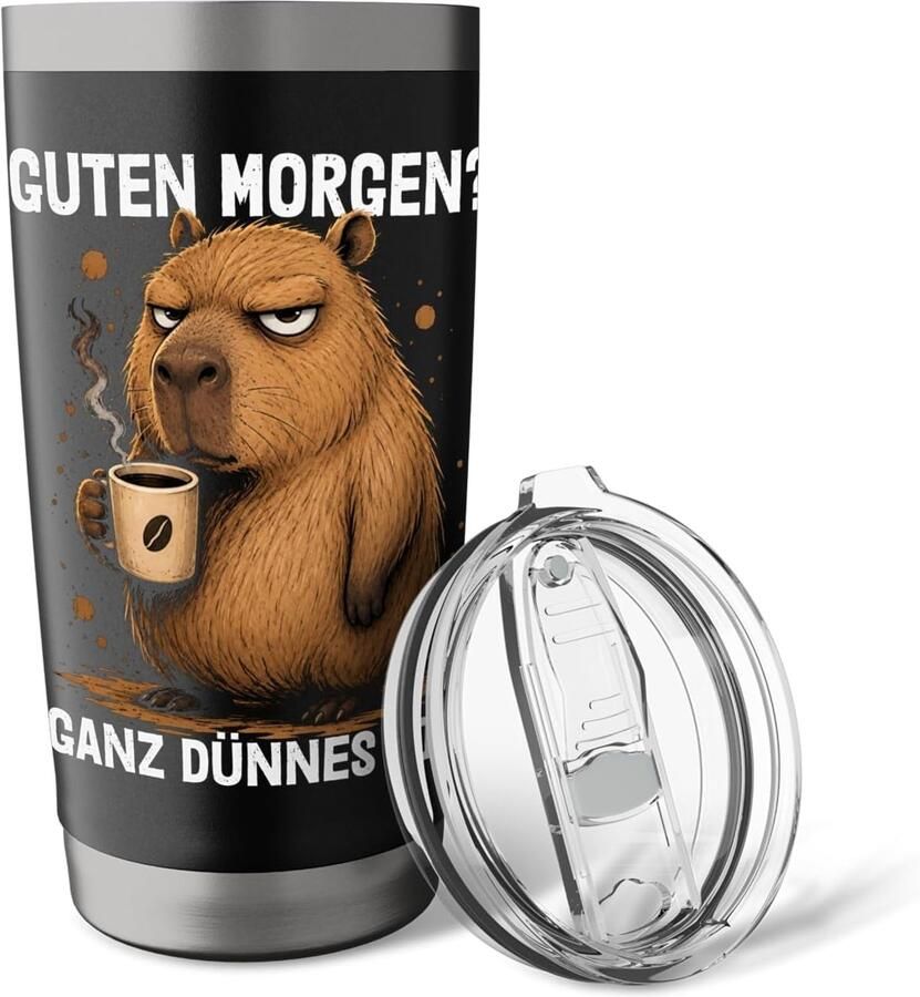 Thermosbeker met dubbele wand voor koffie