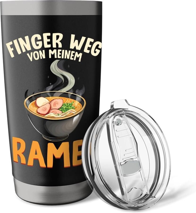Thermosbeker met dubbele wand voor noedels en ramen