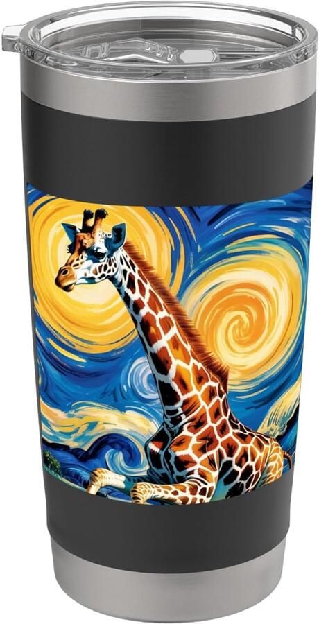 Thermosbeker met giraffe dubbele wand