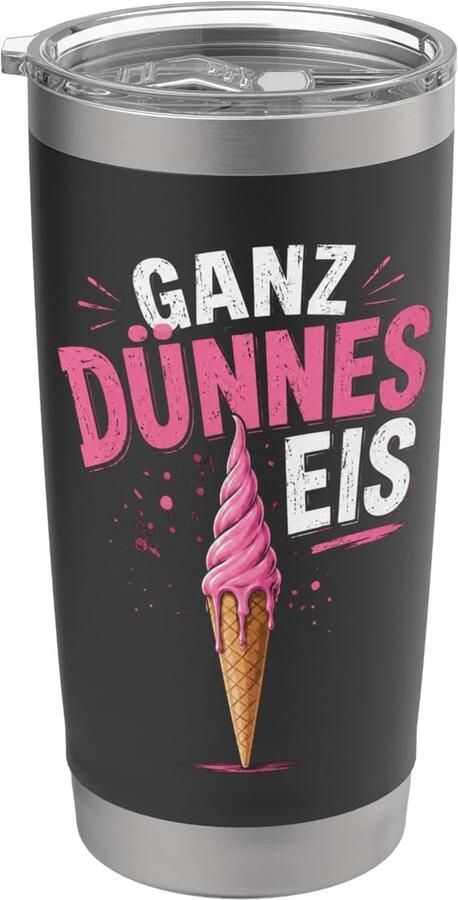 Thermosbeker met grappige tekst