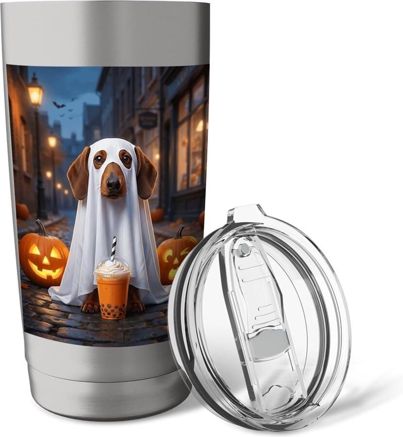 Thermosbeker met Halloween-design
