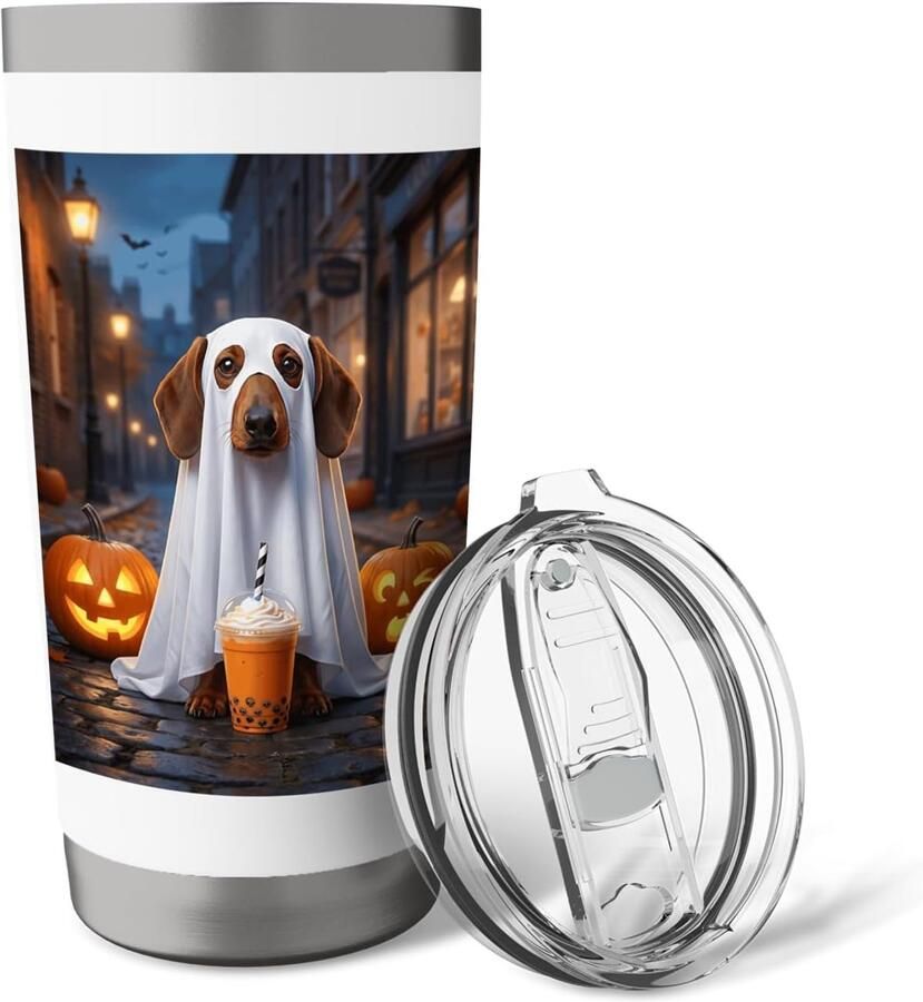 Thermosbeker met Halloween-design