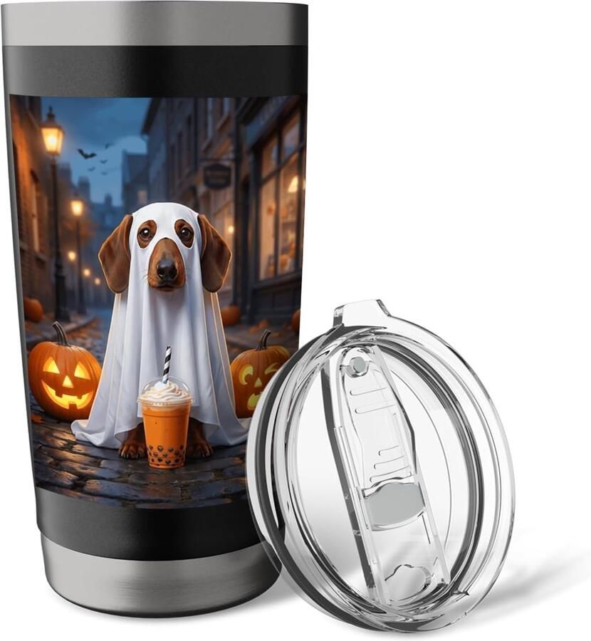 Thermosbeker met Halloween-design