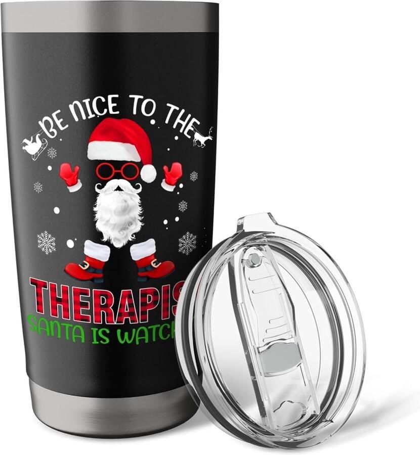 Thermosbeker met Kerstmotief