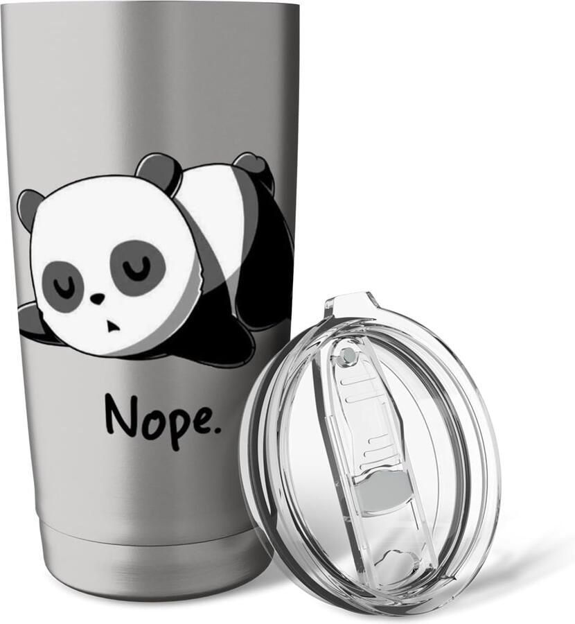 Thermosbeker met panda