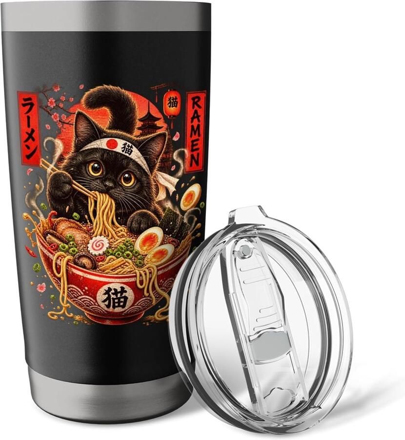 Thermosbeker met ramenpatroon 350 ml