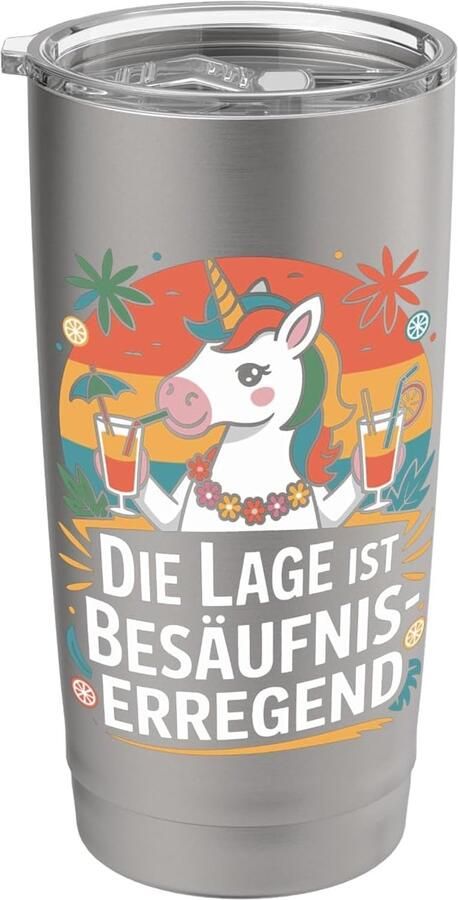 Thermosbeker voor bier dubbelwandig roestvrij staal