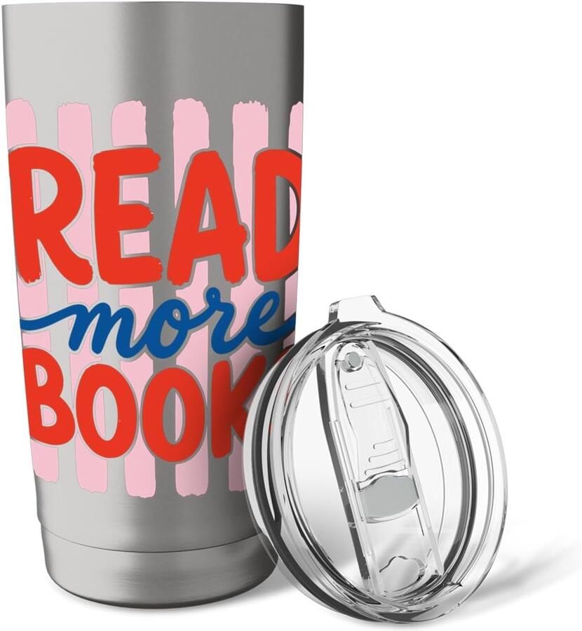 Thermosbeker voor boekenliefhebbers