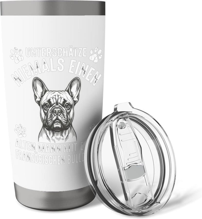 Thermosbeker voor Franse Bulldog