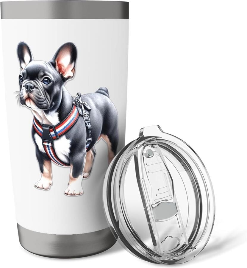 Thermosbeker voor Franse Bulldog