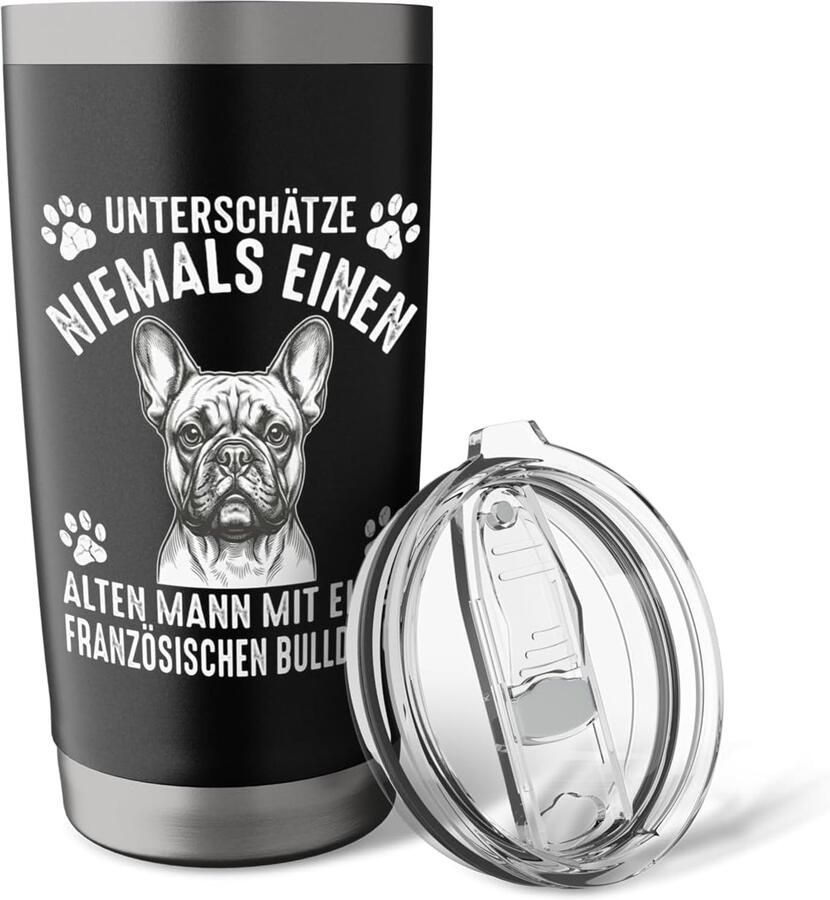 Thermosbeker voor Franse Bulldog