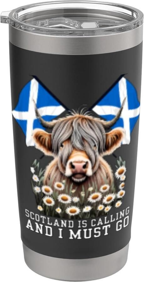 Thermosbeker voor Highland Cow vakantie