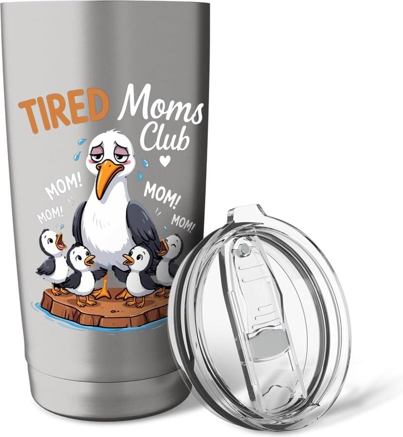 Thermosbeker voor moeie moeders