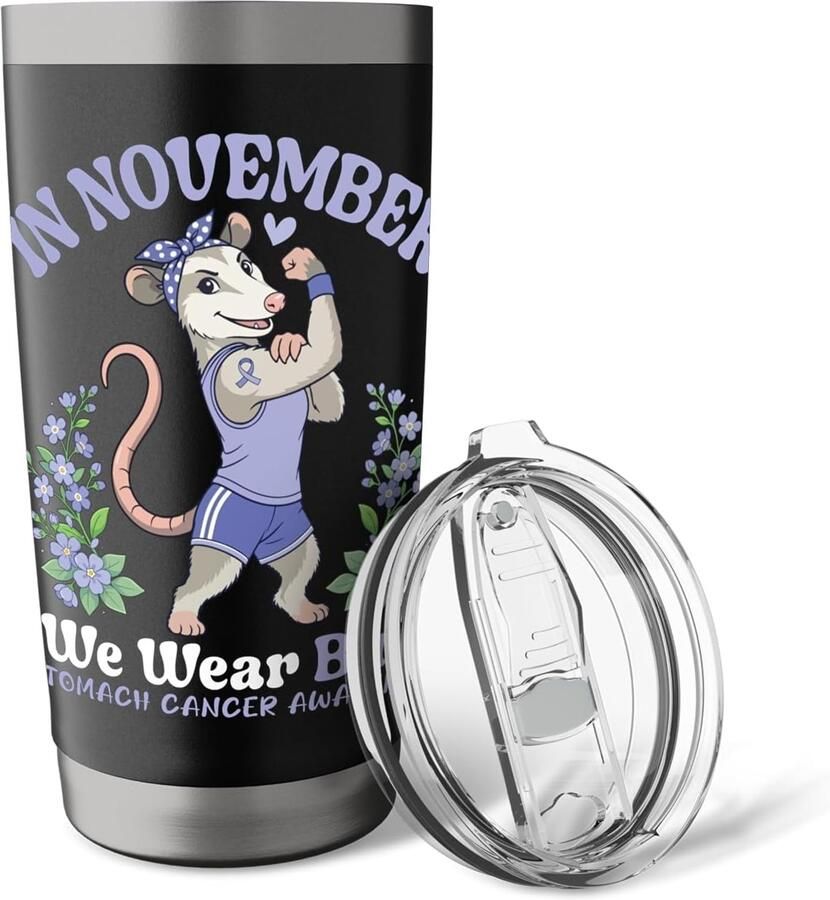 Thermosbeker voor november opossum-design