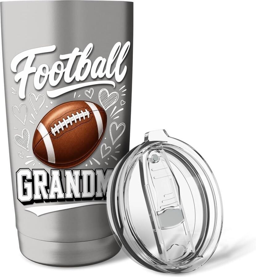 Thermosbeker voor oma met voetbalmotief