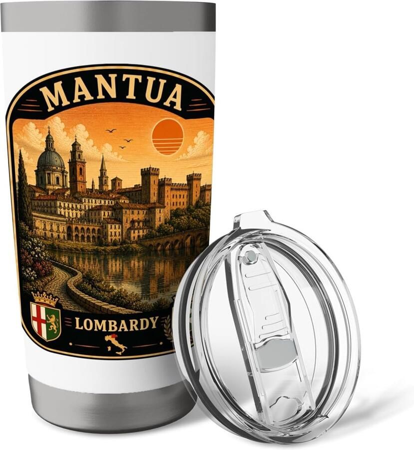 Thermosbeker voor reis naar Mantua