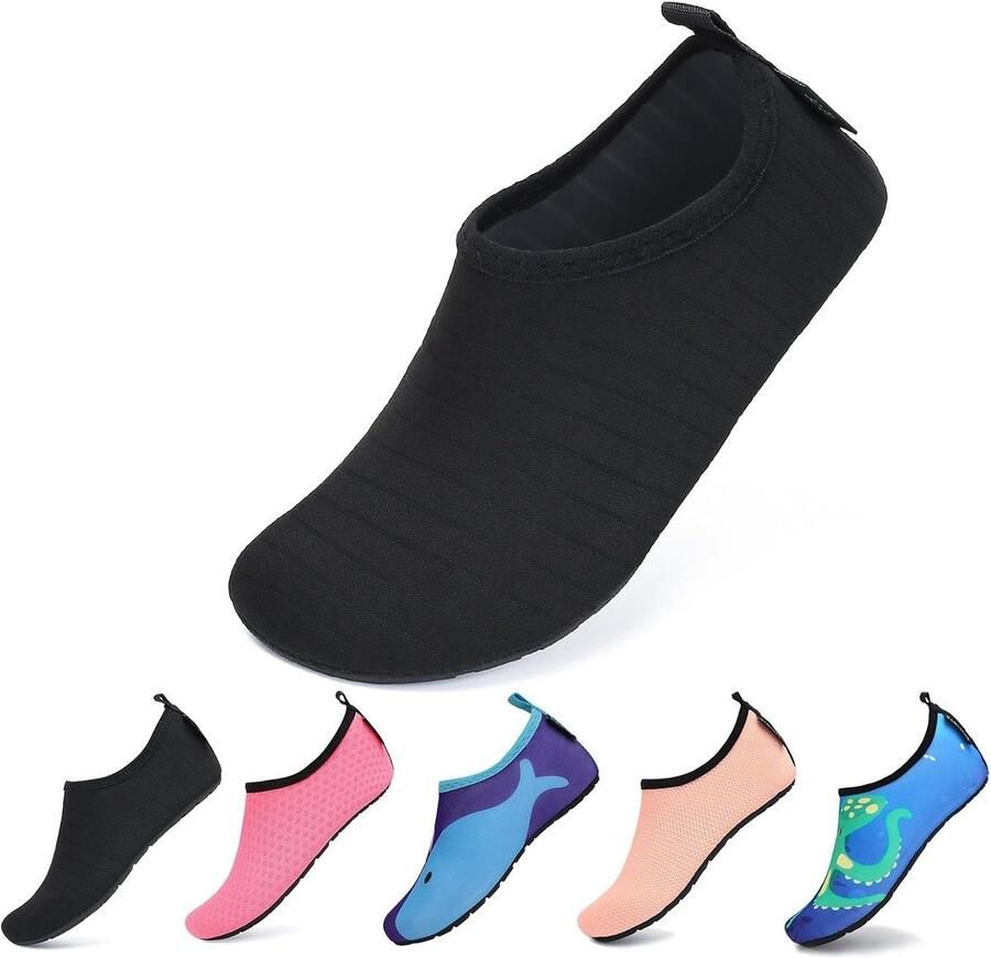 Thijox Kinderbadslippers Sneldrogende Amfibische Waterschoenen Antislip Zwemschoenen voor Kinderen Ideaal voor Strand Zwembad en Vakantie