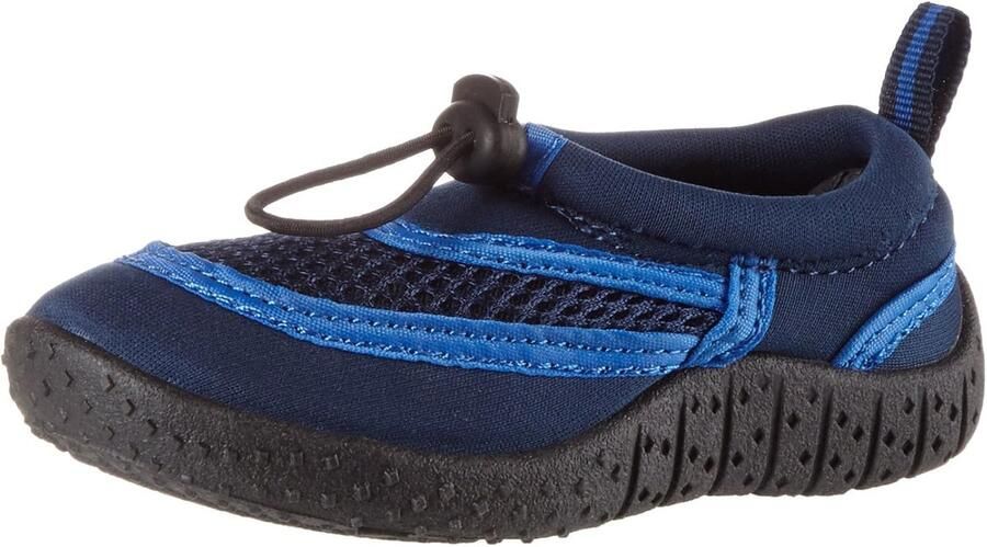 Thijox Unisex Kids Aqua Schoenen Groen 22-23 EU Waterschoenen met Trekkoord Neopreen en Mesh Ideaal voor Strand Zwembad en Watersport