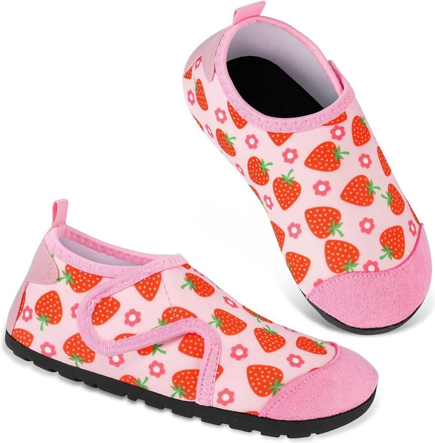 Thijox Waterschoenen Badschoenen voor Kinderen Sneldrogend Blotevoetenschoenen voor Strand Camping Zwembad Meerkleurig