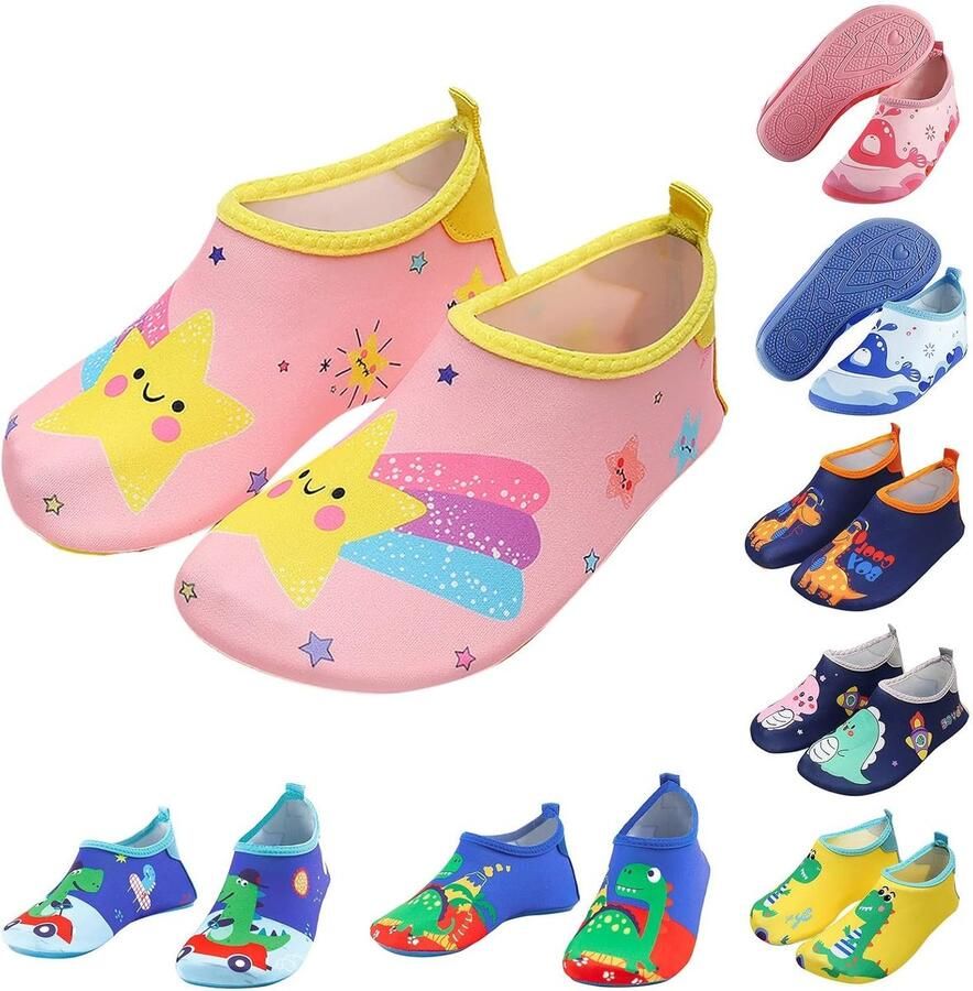 Thijox Waterschoenen voor Kinderen en Zomer Sneakers Lichtgewicht Antislip Zachte Zool Ade d Sneldrogend Perfect voor Stra
