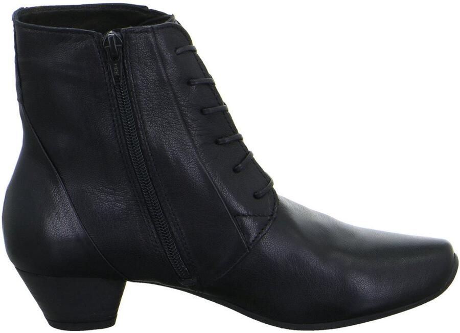 Think! Veterlaarsjes Aida Feestelijke schoen enkellaars van plantaardig gelooid leer