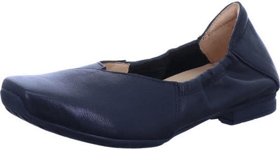 Think dames ballerina's blauw