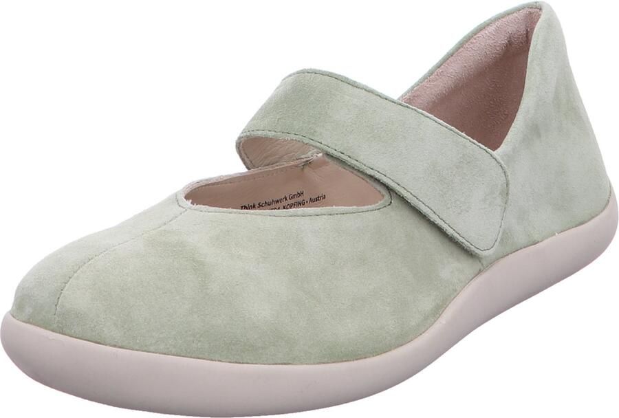 Think dames ballerina's groen