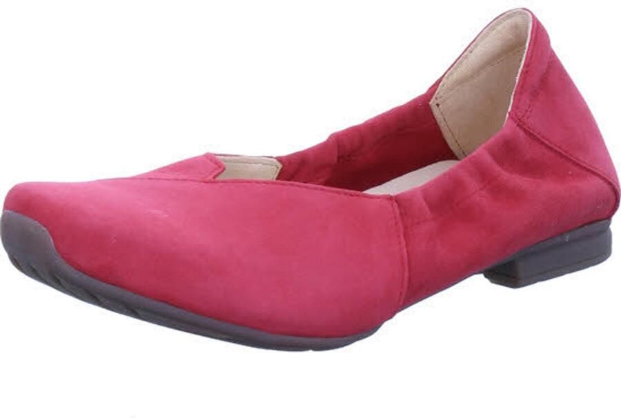 Think dames ballerina's rood