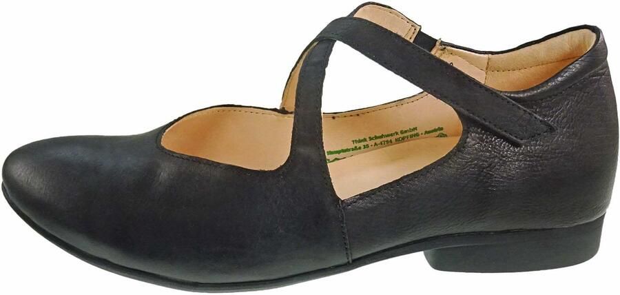 Think! Ballerina's Guad2 Gespschoen slipper feestdag schoen met extra elastische inzet