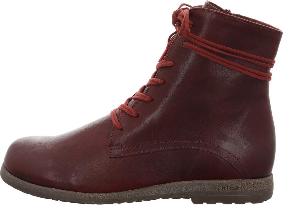 Think! Stijlvolle Dames Enkellaarsjes Red