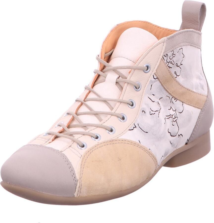 THINK! Veterlaarsjes 'Guad 2' lichtbeige grijs kaki pastelgroen
