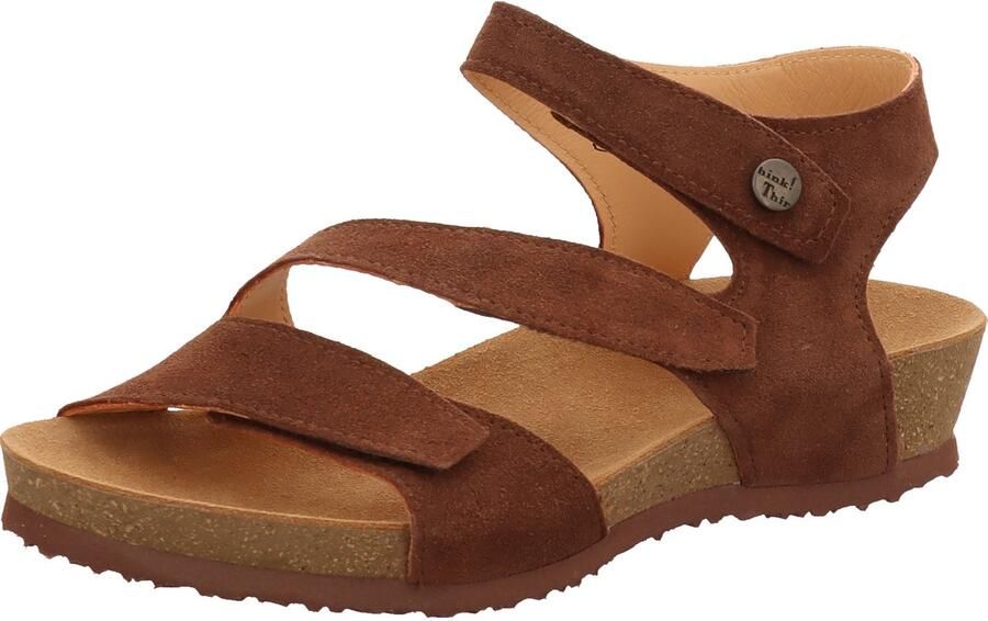 Think Sandaal 'Sandalette Damen 3-000551-4000 Echtleder in braun' bruin