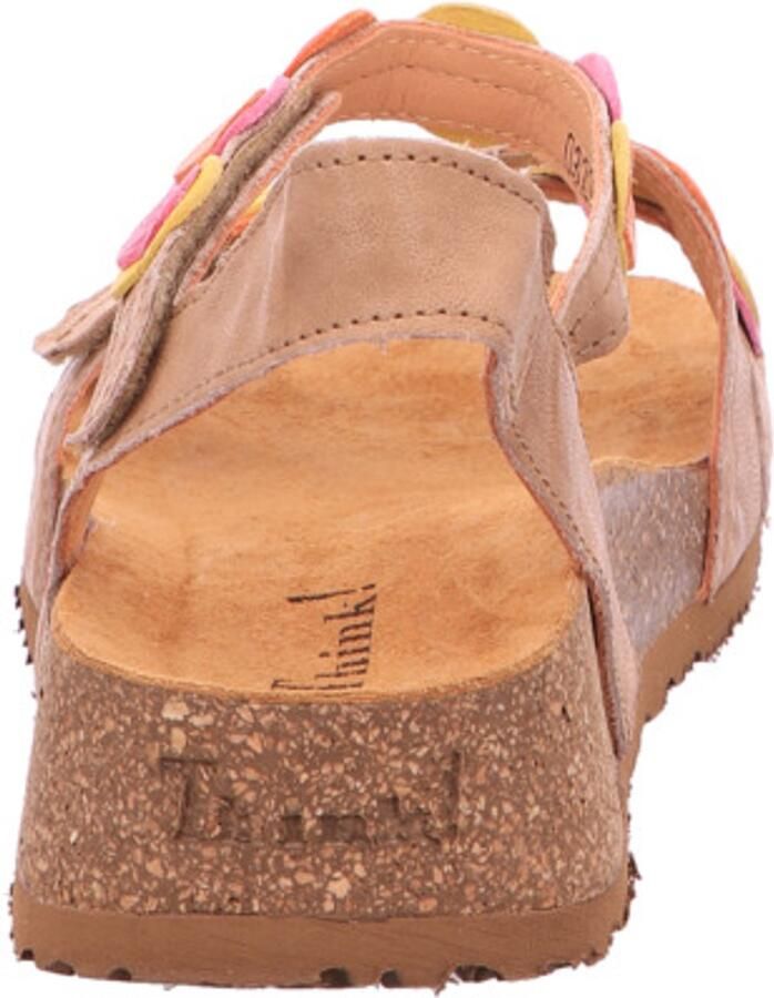 Think Sandalen met sleehak